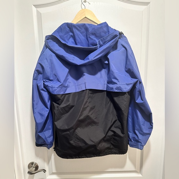 AJ Shop Blue/Black Gore-Tex Jacket ½ Zip Kangaroo Pouch Size Medium Vented - Picture 3 of 13
